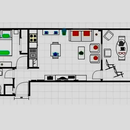 Un Patio Con Encanto Appartement *